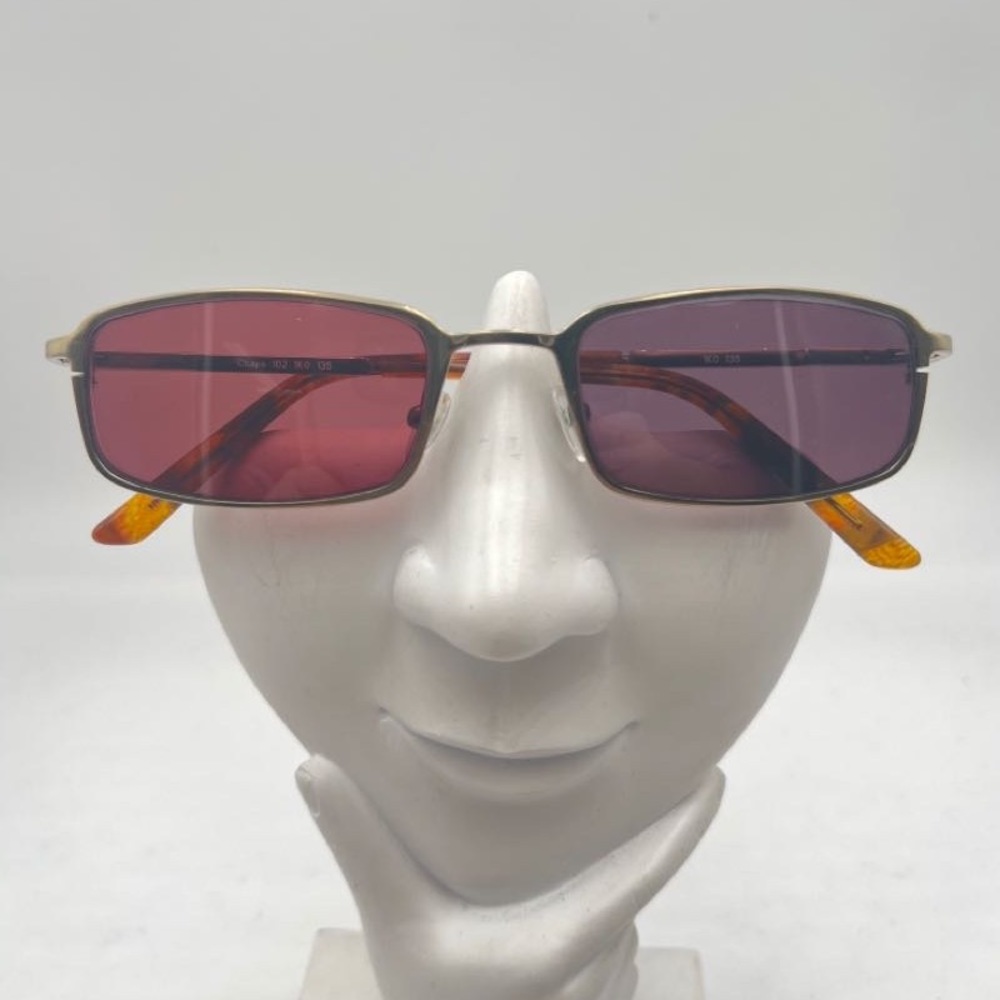 Chaps Silver Oval Sunglasses Frames